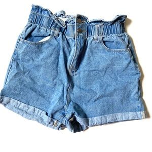 High waisted jean shorts women’s large DenimBLVD